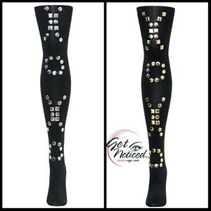XO Studded Tights 💋
